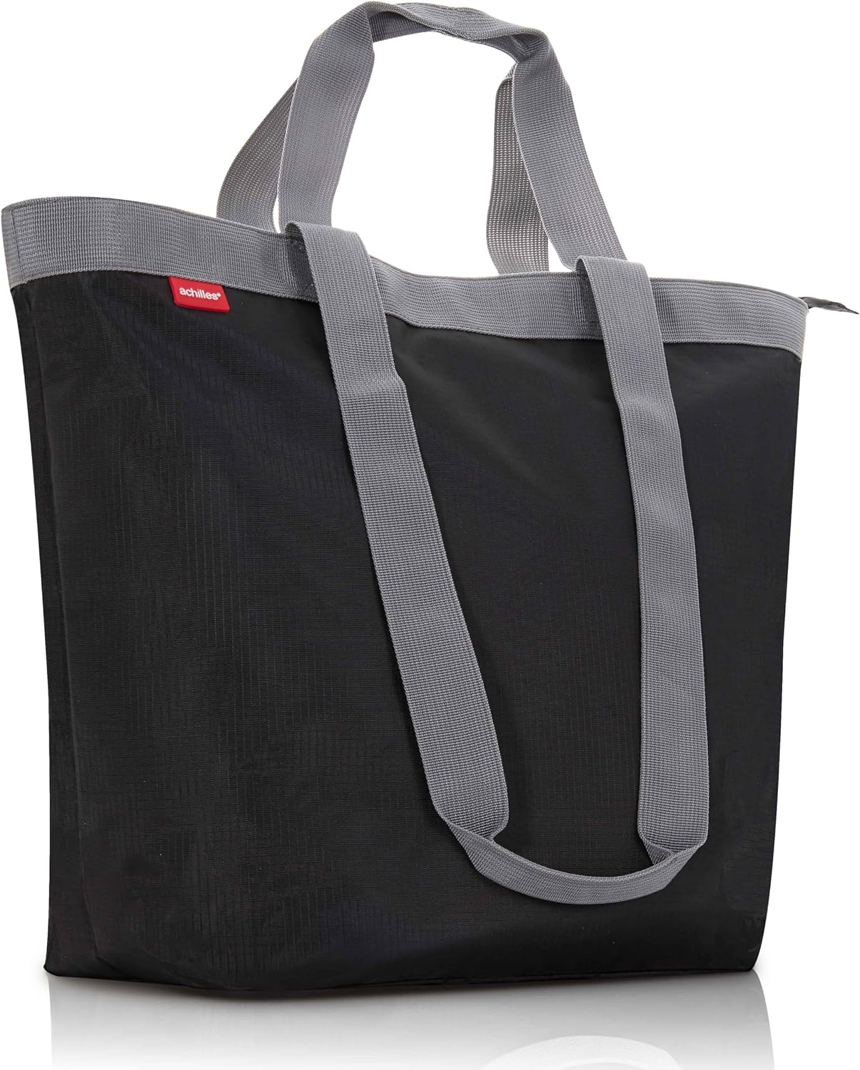Einkaufstasche – mit Reißverschluss, wiederverwendbar, aus Polyester, 51 cm, 20 cm, 40 cm