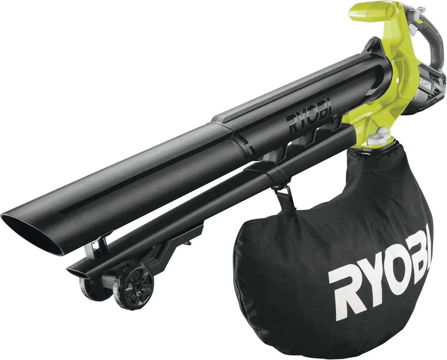 RYOBI 18V ONE+ Bürstenloser Akku-Laubsauger OBV18, 6 m³/min, 200 km/h, ohne Akku & Ladegerät