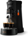 Philips Senseo Select CSA240/60 Padmaschine - Anpassbare Kaffeestärke, Memo-Funktion, Nachhaltiges Design, Schwarz