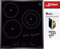 Kaiser KCT 4745 Autarkes Glaskeramik-Kochfeld 45cm, 3 QuickHeat Zonen, Schwarz mit Restwärmeanzeige