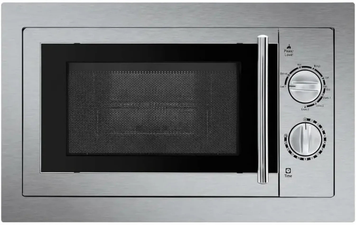 Eingebaute Mikrowelle 20L, 800W mit Grillfunktion, 8 Programme, Digitaltimer, Edelstahl