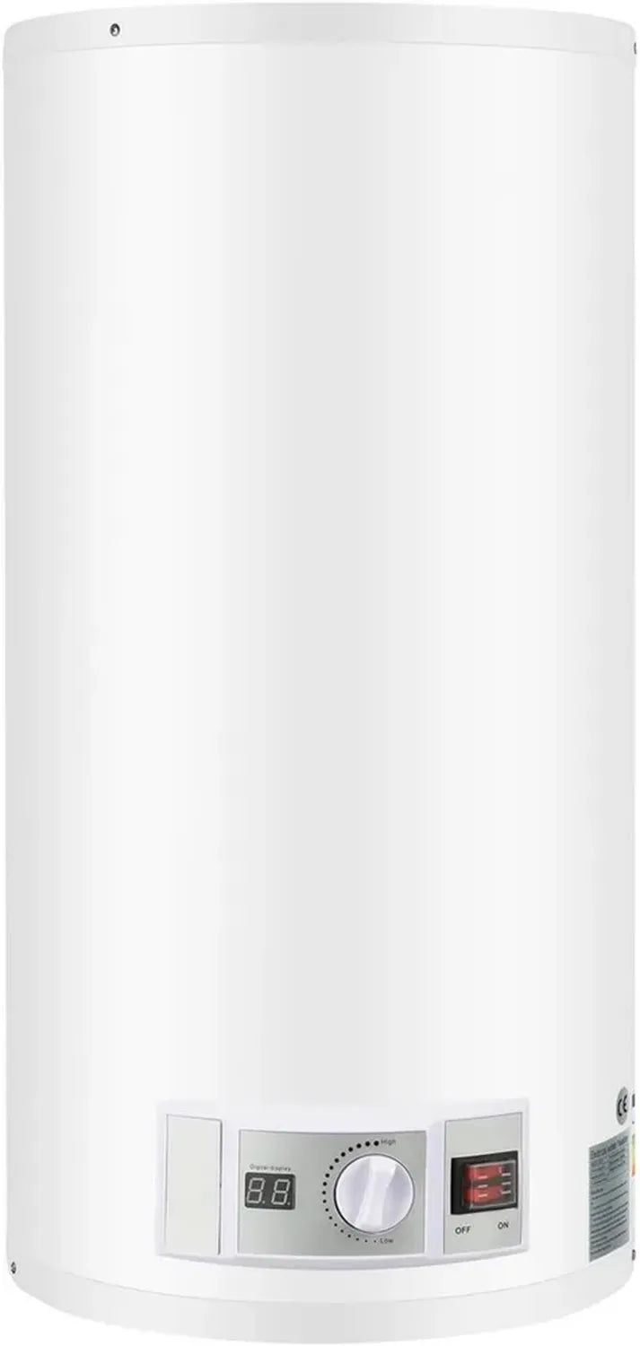 Energiesparender 80L Warmwasserspeicher mit Edelstahl-Heizrohren, einstellbarer Temperatur und Handbrause für Küche und Bad