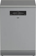 Beko BDFN36550XP Geschirrspüler, 60 cm, freistehend, 15 Maßgedecke, 6 Programme, PowerIntense, leise, Selbsttrocknung, Edelstahl