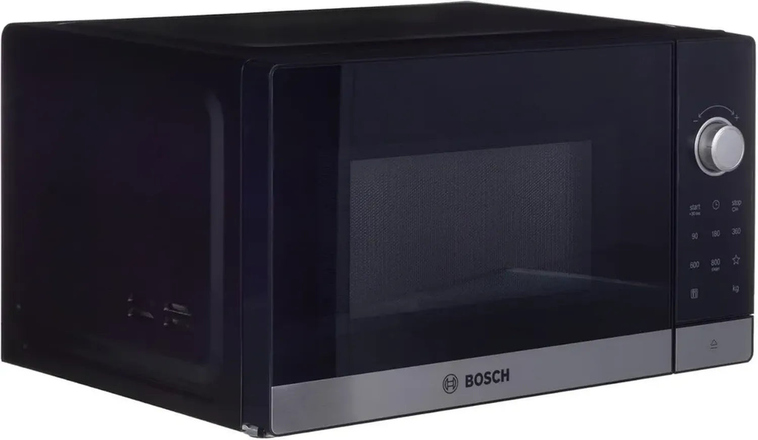 Bosch Serie 2 Mikrowelle 800W, 27cm Drehteller, AutoPilot 7, LED-Display, Edelstahl