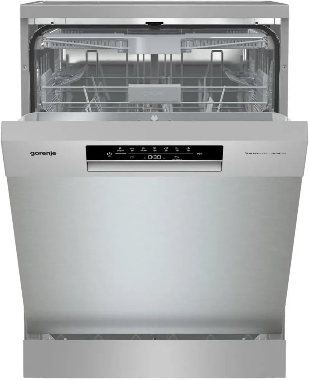 Gorenje GS643C90X Freistehender Geschirrspüler, 60 cm, 16 Maßgedecke, 6 Programme, TotalDry, FlexUse, Energieklasse C