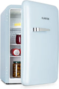 Klarstein Audrey Mini Retro-Kühlschrank, 70L, Freistehend, 0-10°C, Blau