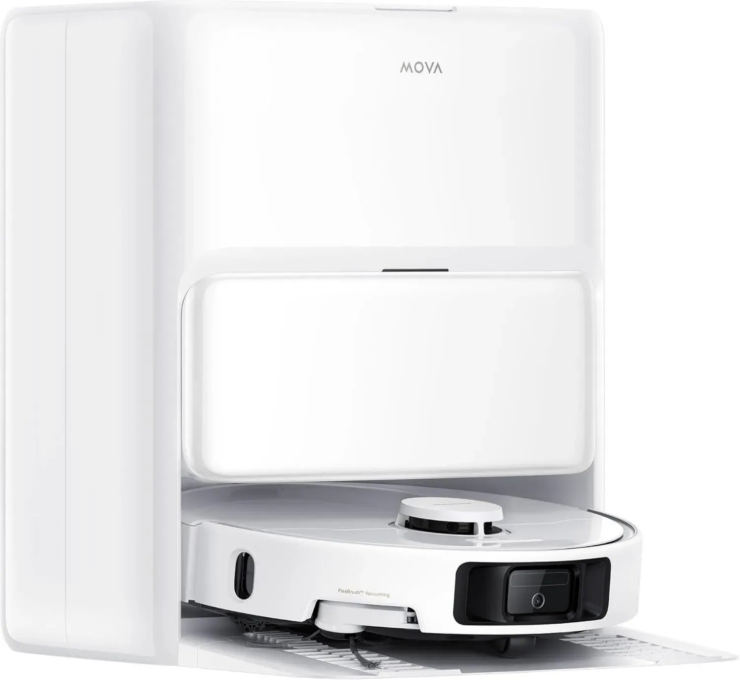Mova P50 Ultra Staubsaugroboter mit 19000 Pa Saugkraft, flexibler Wischfunktion, Eckenreinigung, automatischer Moppreinigung bei 75°C, automatischem Entleeren und Nachfüllen