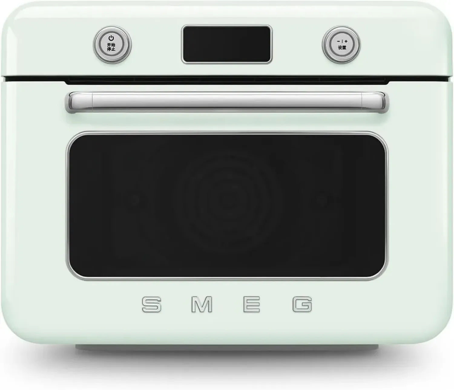 Smeg COF01PGEU Dampfbackofen, 10 Funktionen, Automatikprogramme, Abnehmbarer Wassertank, Entkalkung, 1800W, Pastellgrün