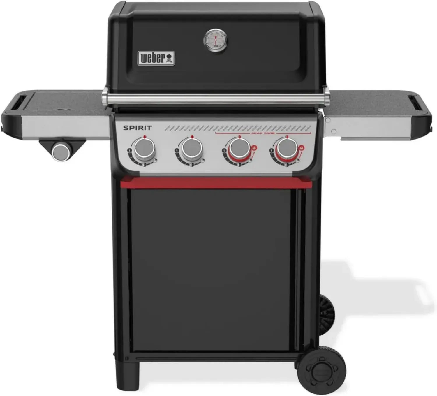 Weber Spirit E-435 Gasgrill, 4-Brenner, Sear Zone, Schwarz
