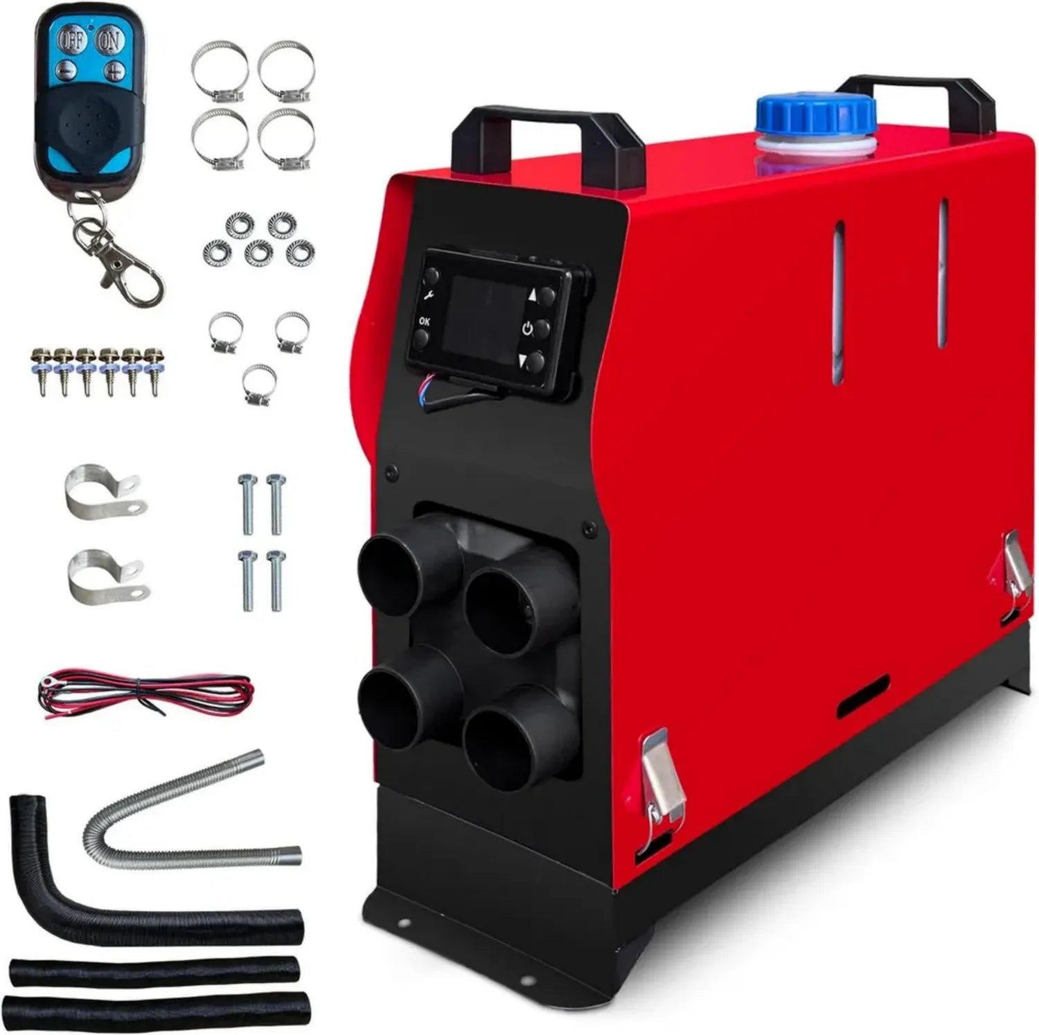 Leistungsstarke 12V 8kW Diesel Standheizung mit LCD, Bluetooth und Fernbedienung für Auto, Wohnmobil und Boot