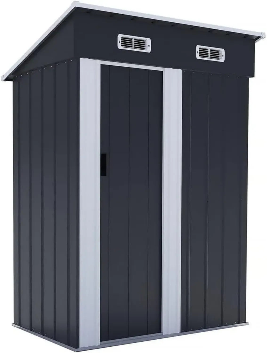 Metallgerätehaus mit Schiebetür Memphis Grau - 1,48 m²