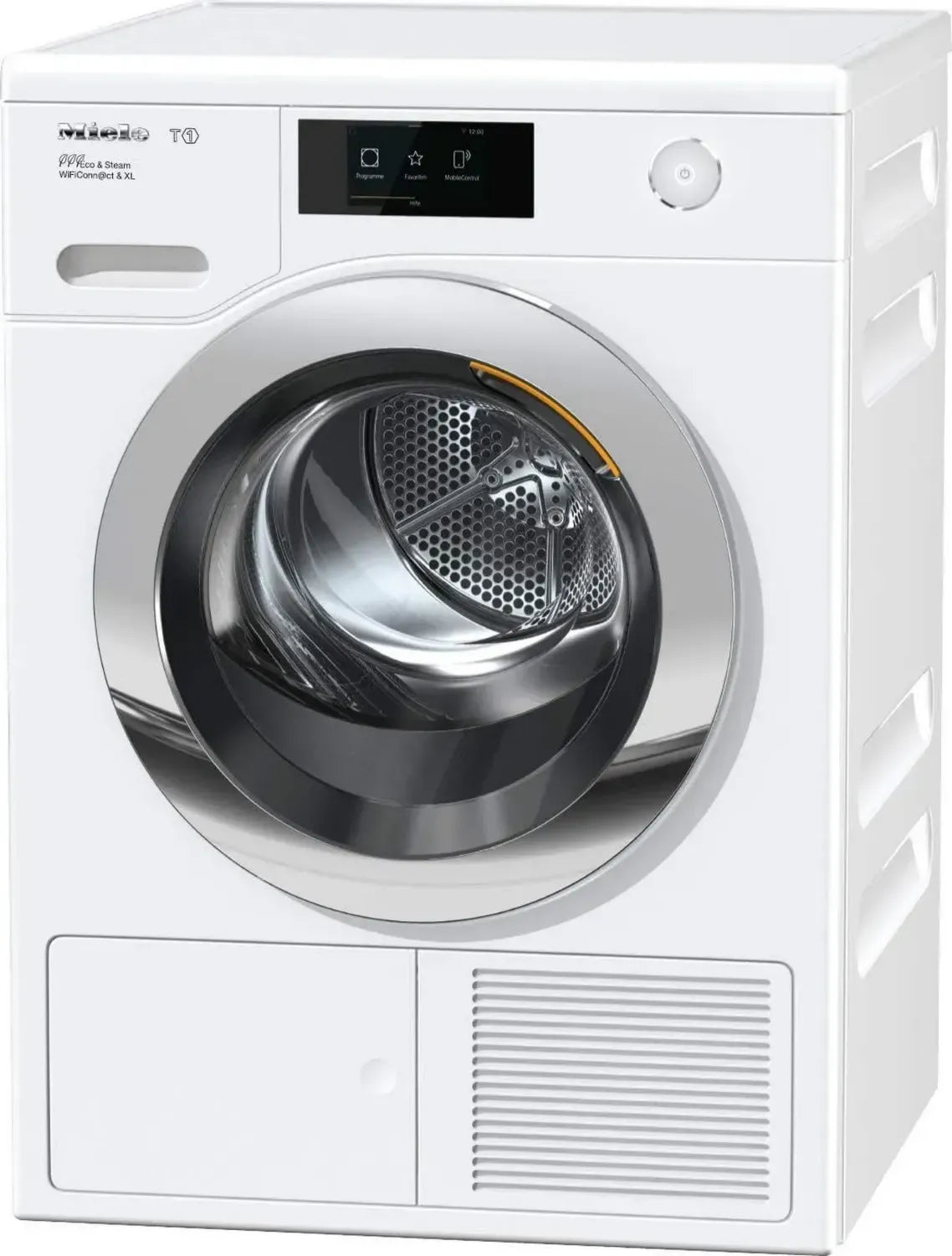 Miele Wärmepumpentrockner TCR 860 WP, 9 kg, Schonende Trommel, Vorbügeln, LED-Trommelbeleuchtung, Kondenswasserableitung, EcoDry