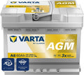 VARTA AGM Autobatterie 12V 60Ah 680A - Ideal für Start-Stopp-Systeme und hohe Energieleistung