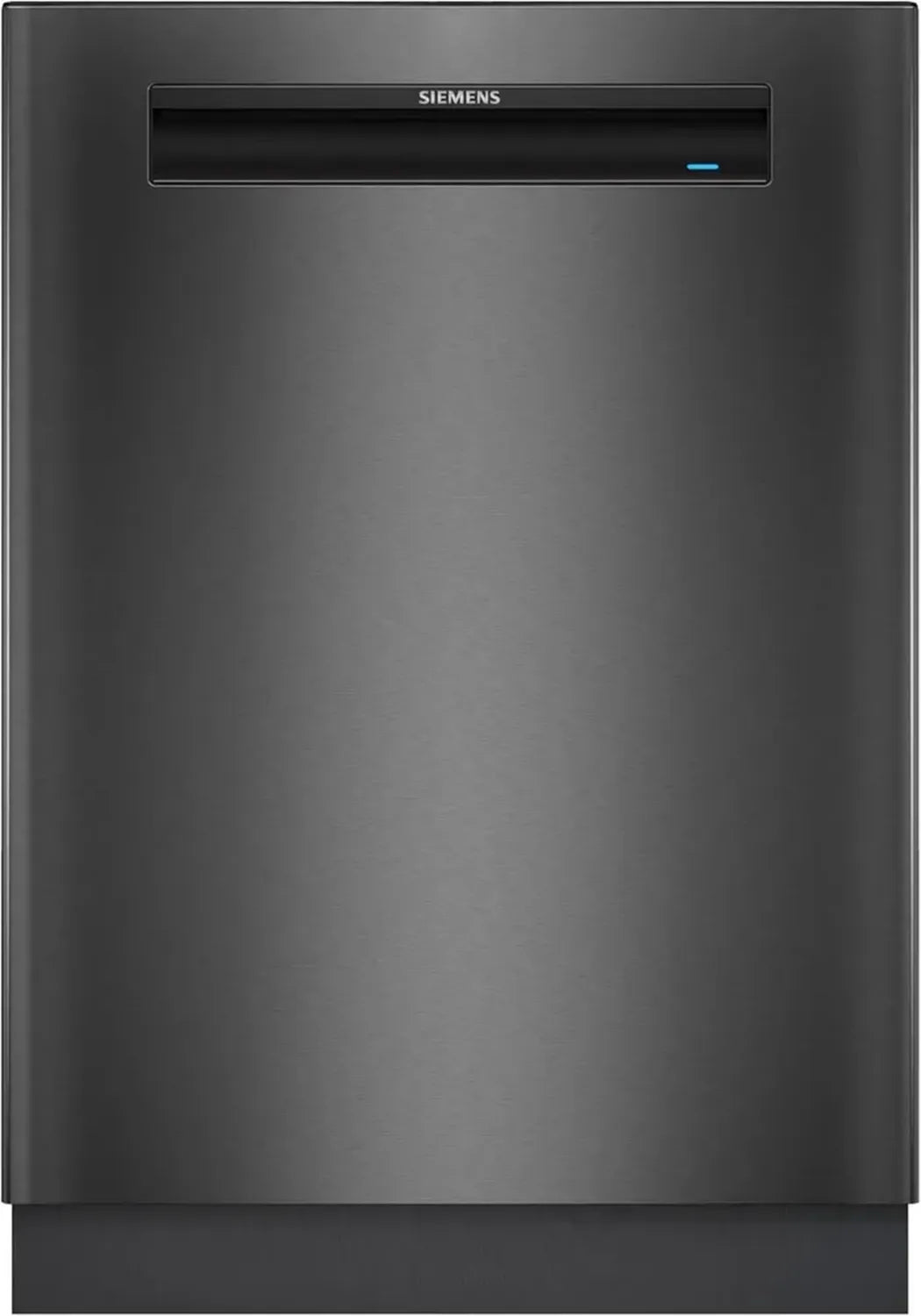 Siemens SN15EC06CS iQ500 60 cm Unterbau-Geschirrspüler, Besteckschublade, varioSpeed Plus, Automatische Türöffnung, aquaStop, Anti-Fingerprint