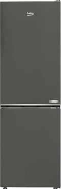Beko B5RCNA365HG NoFrost Kühl-Gefrierkombination, 316 l Gesamtvolumen, AeroFlow, HarvestFresh, Urlaubsmodus, 3 Gefrierschubladen, Manhattan Grau