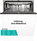 Gorenje GV663D65 Integrierter Geschirrspüler, 60 cm, 16 Maßgedecke, 8 Programme, TotalDry, Nachtmodus, LED-Statusleuchte, Energieeffizienzklasse D