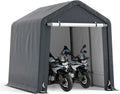 Wetterfeste Zeltgarage mit Metallrahmen, 195x240x214cm, ideal als Fahrradunterstand und Lagerlösung