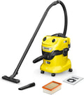 Karcher WD 4-18 Dual Akku-Nass-/Trockensauger, 36V, 20L Kunststoffbehälter, Blasfunktion, inkl. Flachfaltenfilter & Vliesfilterbeutel