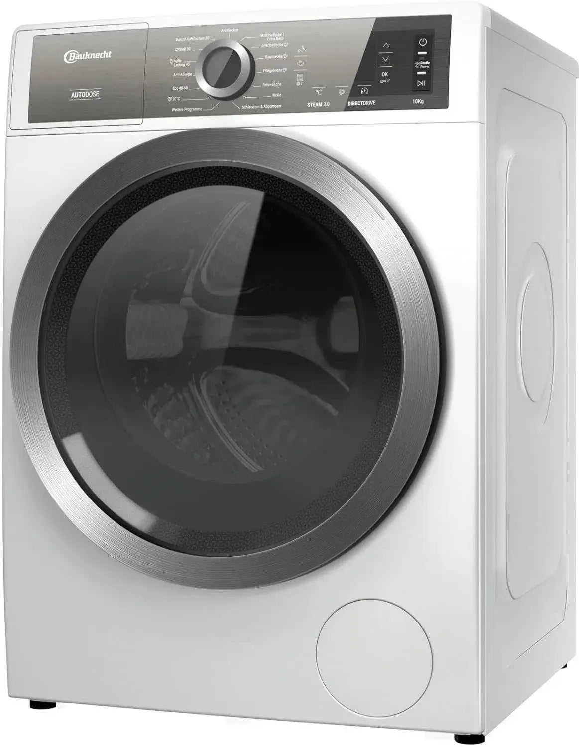 Bauknecht 10kg Frontlader Waschmaschine mit GentlePower, AutoDose und Dampf-Hygiene
