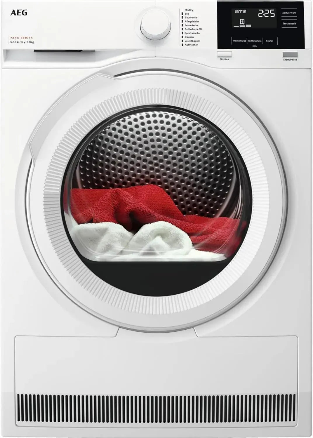 AEG SensiDry Wärmepumpentrockner 8 kg – Energiesparend, Knitterschutz, Serie 7000