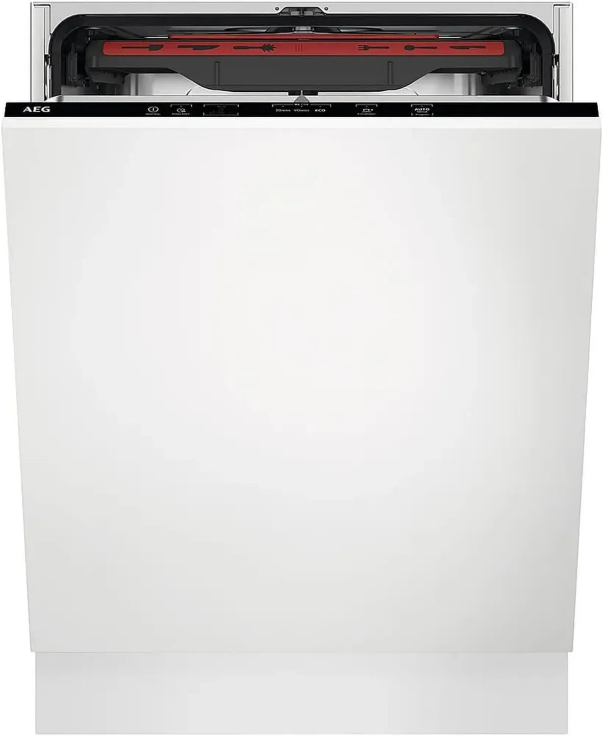 AEG Vollintegrierter Geschirrspüler mit AirDry und AutoSense, Edelstahl, 10.5 L Wasserverbrauch, 44 dB, 5 Programme