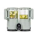 Babymoov Nutribaby Glas Celadon - 4-in-1 Babynahrungsbereiter: Dampfen, Mixen, Aufwärmen, Sterilisieren, 1900 ml