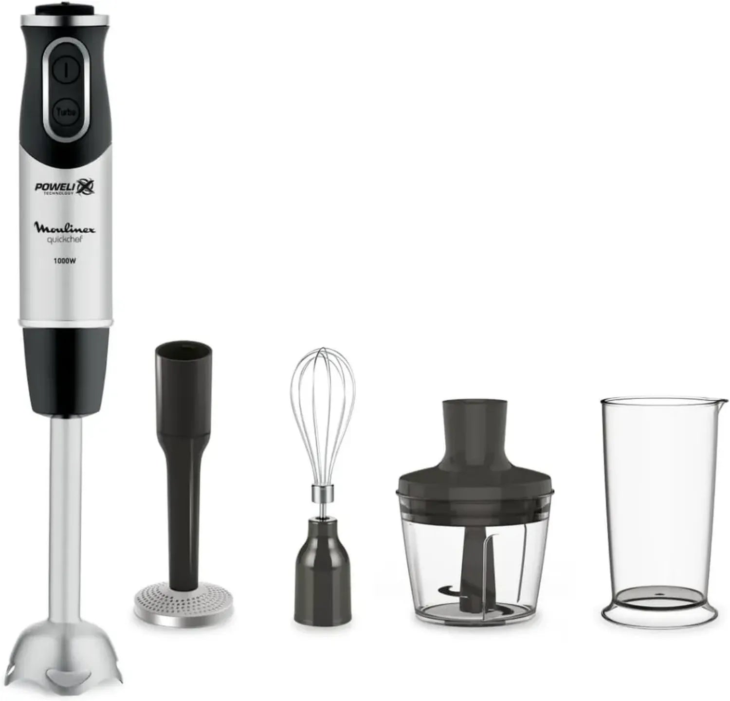 Moulinex QuickChef Stabmixer - Leistungsstarker Mixer für vielseitige Küchenanwendungen