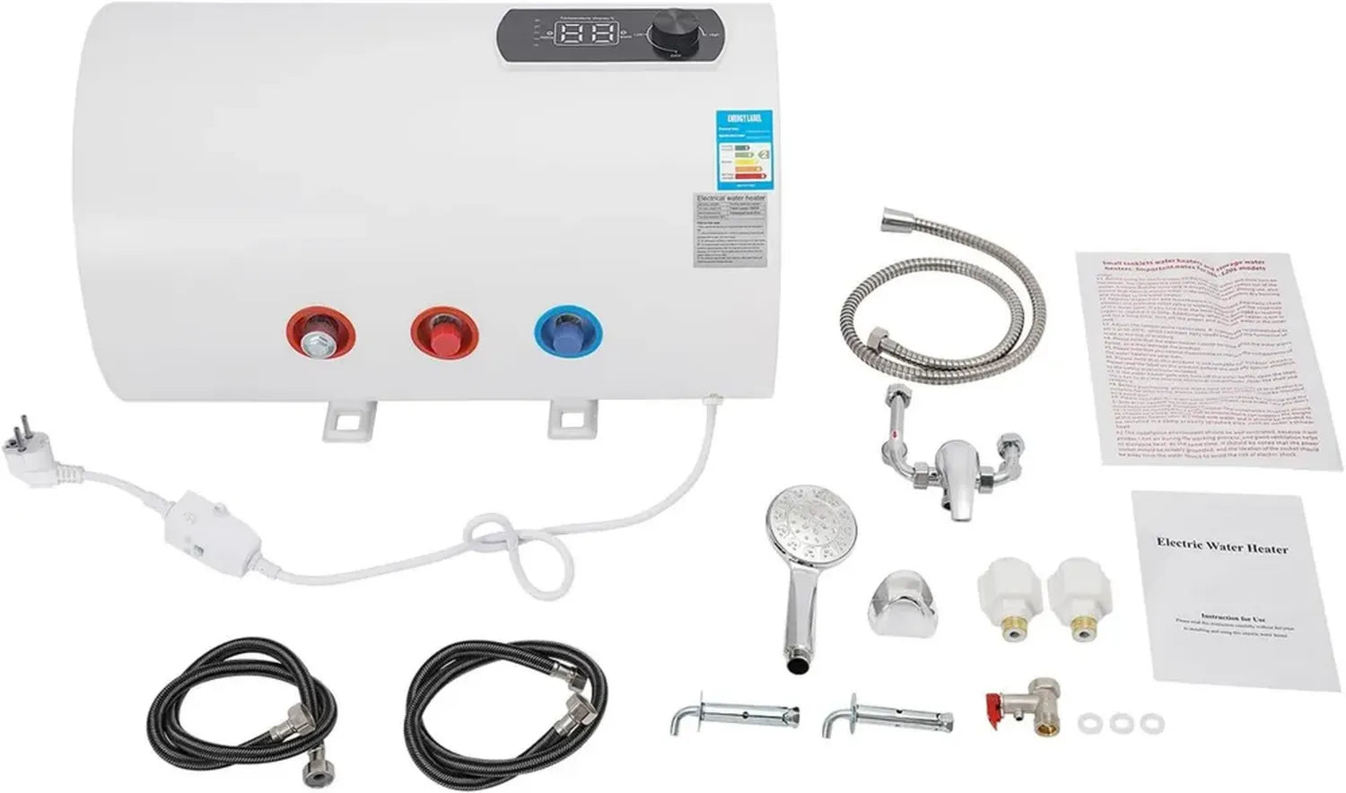 Elektrische Horizontal-Warmwasserbereiter 40L für Küchenspüle, bis 75°C