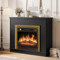 YITAHOME Elektrischer Kamin, 23 Zoll, 3D Flammeneffekt, mit LED-Farbwechsel und Fernbedienung