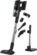 AEG Ultimate 8000 Öko Akku-Staubsauger mit 5-Stufen-Filtrierung, Digitalanzeige und Multi-Bodendüse, aus 65% recyceltem Material, Wechselakku, 400ml, Schwarz