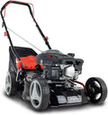 Scheppach Benzin-Rasenmäher MP132-42 mit 42 cm Schnittbreite, 3,3 PS, Stahlgehäuse, 45 L Grasfangkorb und 7-facher Höhenverstellung