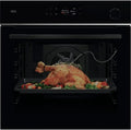 AEG Einbaubackofen Serie 7 mit WiFi, TFT-Touchscreen und Pyrolyse, Dampfunterstützung 25%, Perfektes Braten mit Kerntemperatursensor