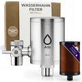 Alb Filter Duo Aktiv Plus+ Edelstahl Trinkwasserfilter – Entfernt Schadstoffe & Kalk – Wasserhahnfilter für reines Trinkwasser – Hergestellt in Deutschland