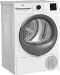 Beko BM3T38210W1 Wärmepumpentrockner 8 kg, für Allergiker, 15 Programme, Weiß