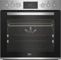 Beko Einbauherdset mit AeroPerfect und Glaskeramik-Kochfeld, 8 Heizarten, SteamShine Reinigung, Edelstahl