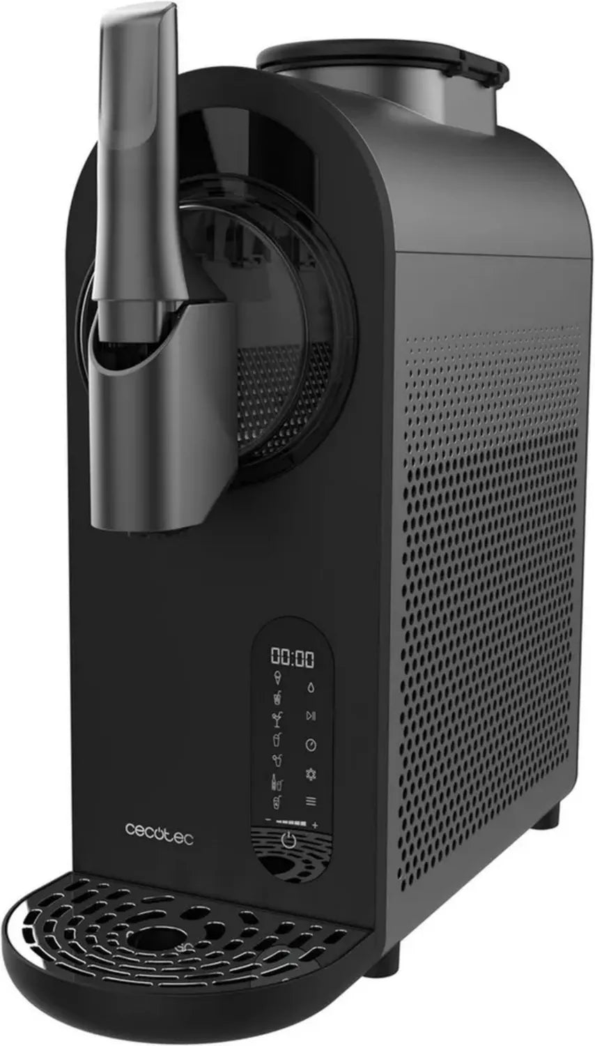Cecotec Twist&Ice Slush Maker, 9 Programme für Slushies und Frozen Cocktails, 1,3 L Kapazität, Touch-Bedienfeld, Einstellbare Eisstärke, Anti-Tropf-System, Selbstreinigungsmodus
