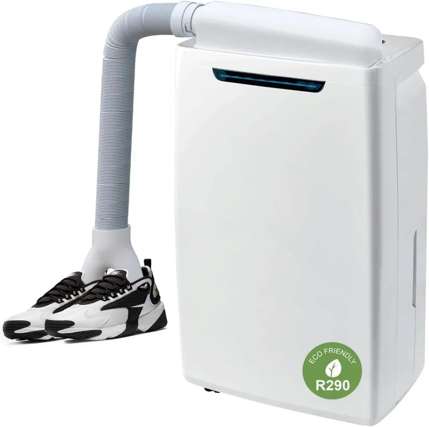 Effizienter Luftentfeuchter mit Schuhtrockner, 25L/Tag, Auto-Stopp bei Vollstand, für Räume bis 50m², LED-Display, Timer, Wäschetrocknung, gegen Feuchtigkeit und Schimmel, Modell DH-127463