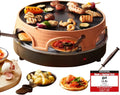 Emerio Pizzaofen 3-in-1: Original Pizzaretta, Raclette und Grill für 6 Personen