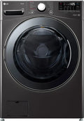 LG Waschmaschine 20 kg, Turbo Wash, Dampfreinigung, Sicherheitsglas, Schwarz