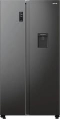 Gorenje Side-by-Side Kühl-Gefrierkombination, energieeffizient, NoFrostPlus, Inverter-Technologie, vielseitige Zonen, schnelles Gefrieren, 178,6 cm, schwarz