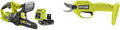 RYOBI 18V ONE+ Akku-Kettensäge und Gartenschere Set
