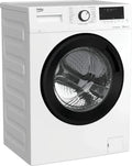 Beko freistehende Waschmaschine 7 kg, 1400 U/min, Bluetooth, AquaWave, ProSmart Inverter, Nachlegefunktion, Fleckenprogramm, Weiß
