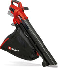 Einhell Akku-Laubsauger VENTURRO 18/210 - Leistungsstarkes 18V Gartengerät mit 500 m³/h Saugleistung und 210 km/h Blasfunktion, 45L Fangsack, ohne Akku und Ladegerät