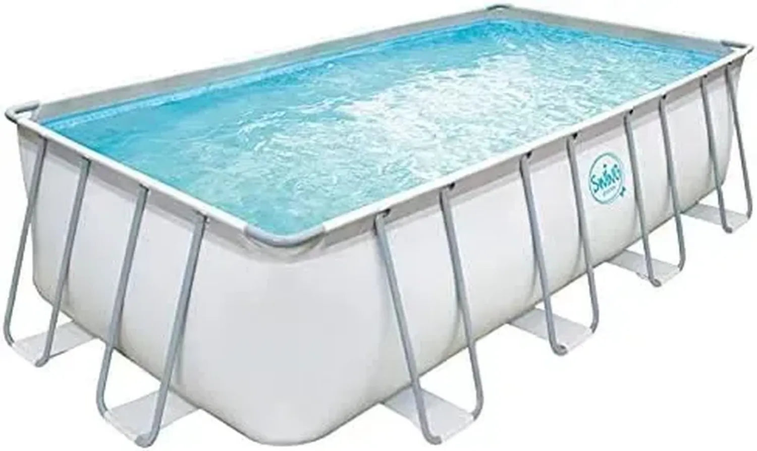 Rechteckiger Pool mit Stahlrahmen 5,49 x 2,74 m, Höhe 1,32 m