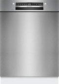 Bosch 60 cm Unterbau-Geschirrspüler, Serie 4, Leise, Höhenverstellbarer Oberkorb, Automatische Türöffnung, Edelstahl