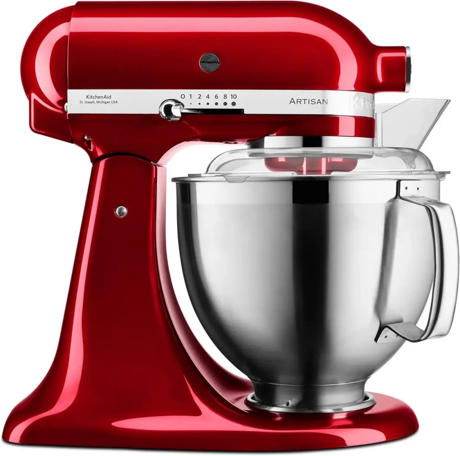 KitchenAid Artisan Küchenmaschine Set - 5KSM185PSECA mit Fleischwolf und Kochbuch
