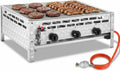 TLSUNNY 3-flammiger Gastro-Gasbräter aus Edelstahl, 12 kW, Profi-Tischgasgrill mit Grillrost für Außenbereich und Gastronomie, 59,5x48 cm Grillfläche