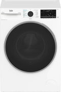 Beko Waschmaschine mit Trockner, 12 kg Waschen, 8 kg Trocknen, Allergikerfreundlich, Touchscreen, Bluetooth, Dampf, Nachlegefunktion, Weiß
