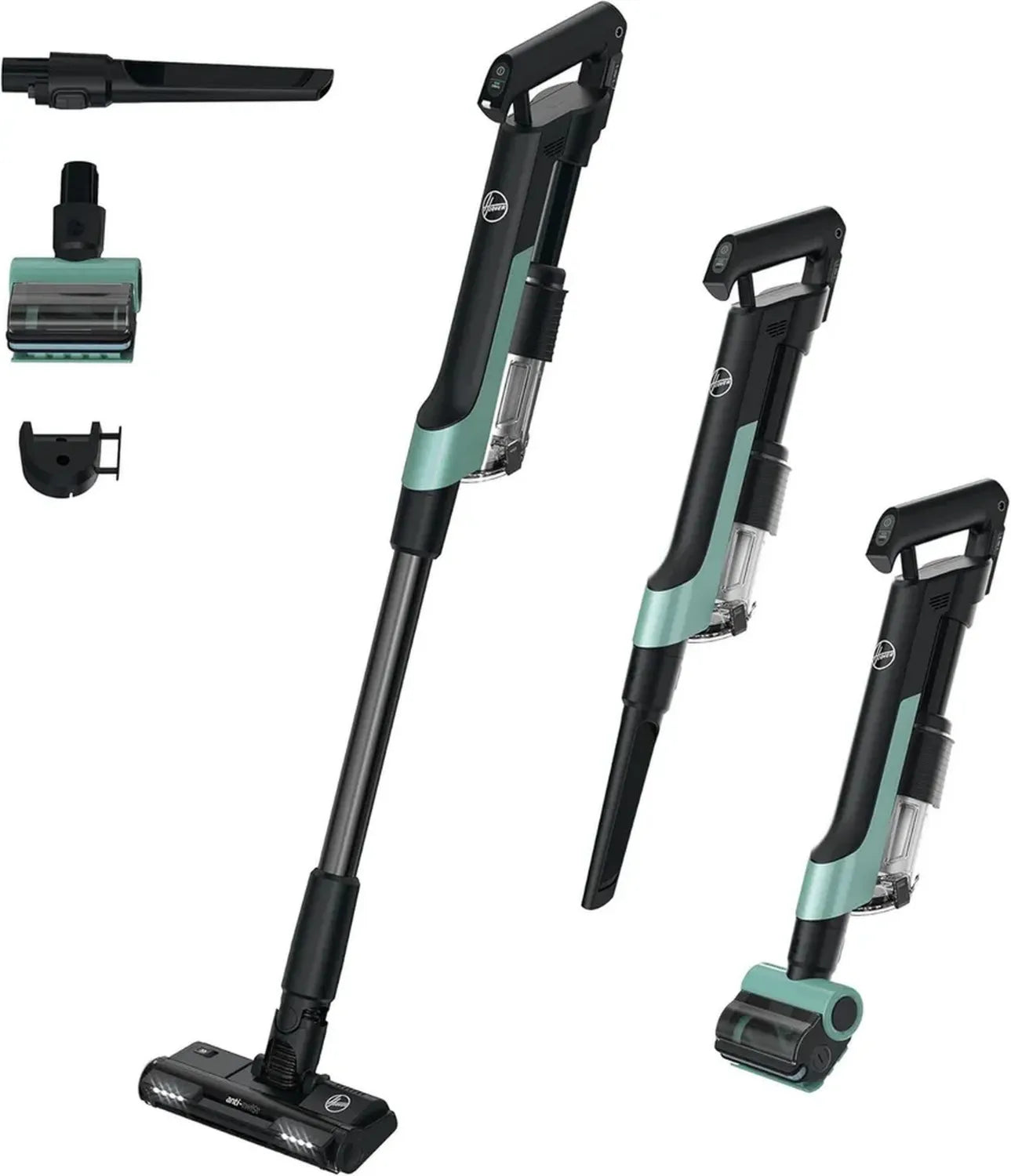 Hoover kabelloser HF2 Staubsauger für Tierhaare, hohe Staubkapazität, Anti-Twist, LED-Lichter, 40 Min Laufzeit
